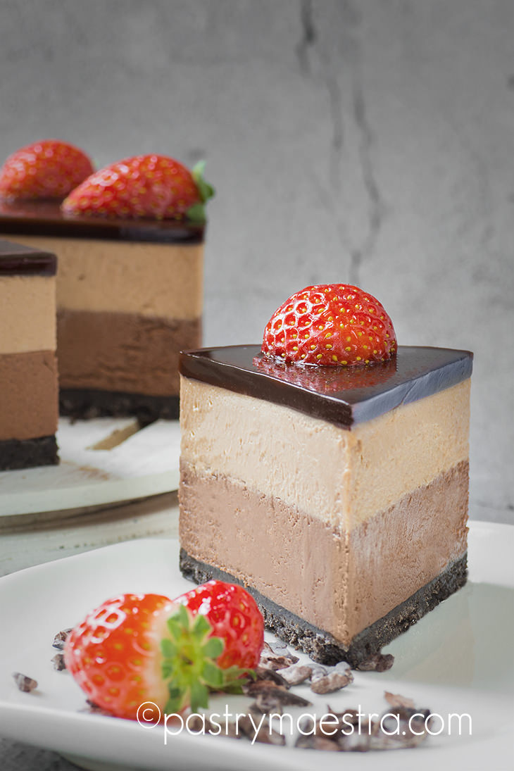 No-Bake Double Chocolate Cheesecake, Pastry Maestra