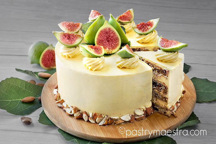 Splitska Torta - Dried Fig and Almond Cake, Pastry Maestra