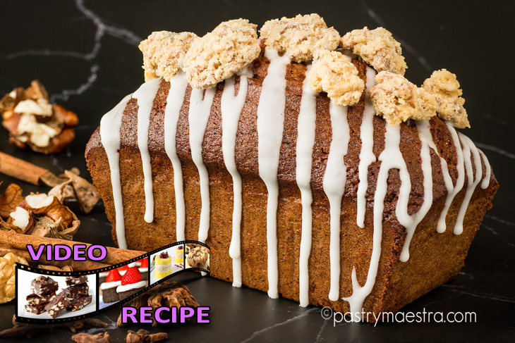 Caramel and Walnut Loaf Cake, Pastry Maestra