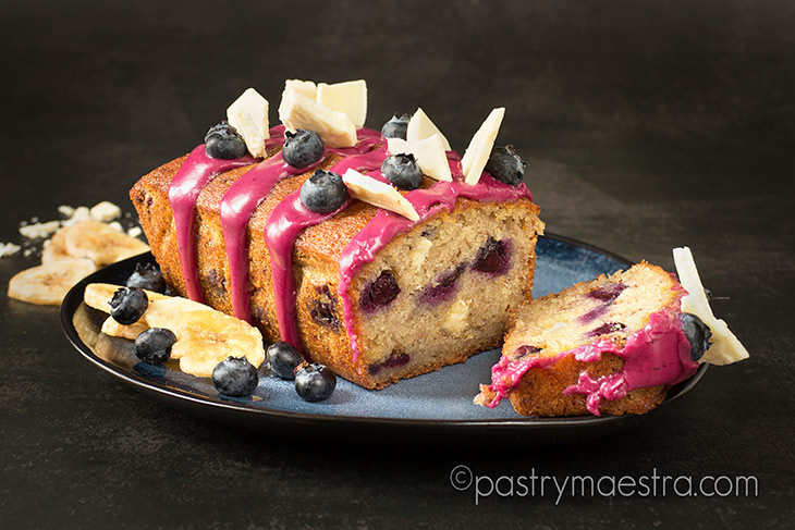 White Chocolate and Blueberry Banana Bread, Pastry Maestra