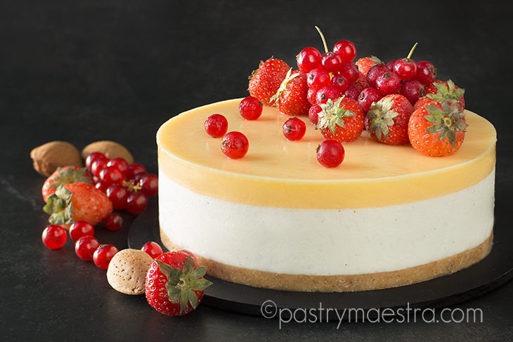Gluten Free Mascarpone and Lemon Mousse Cake, Pastry Maestra