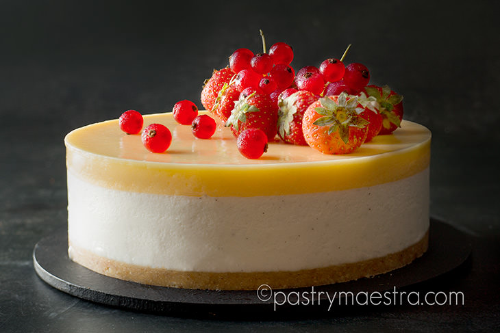 Gluten Free Mascarpone and Lemon Mousse Cake, Pastry Maestra