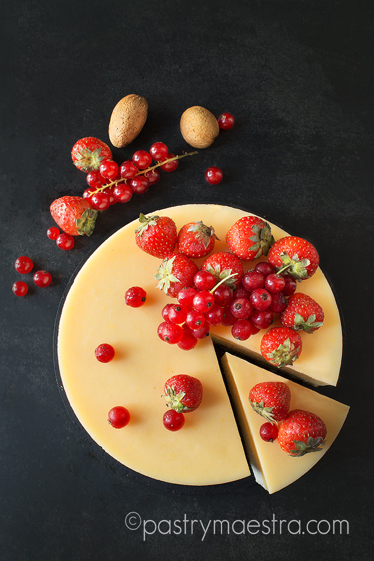 Gluten Free Mascarpone and Lemon Mousse Cake, Pastry Maestra