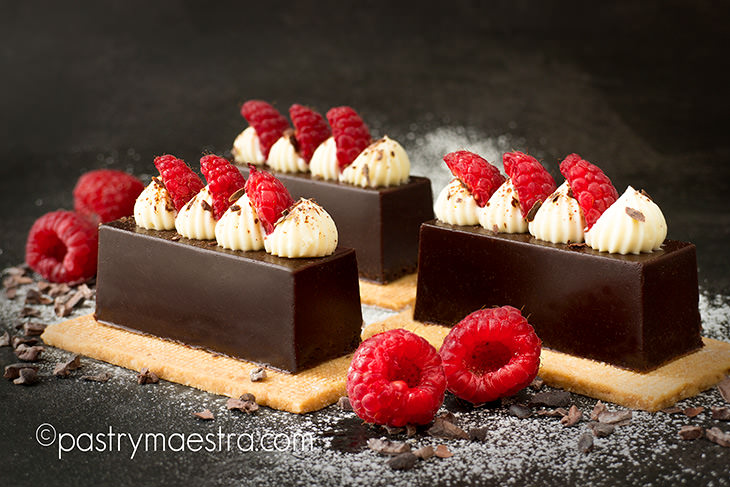 Mini Chocolate and Hazelnut Terrine, Pastry Maestra