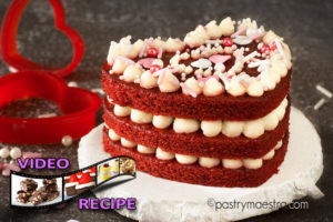 Red Velvet Valentine's Day Cake, Pastry Maestra