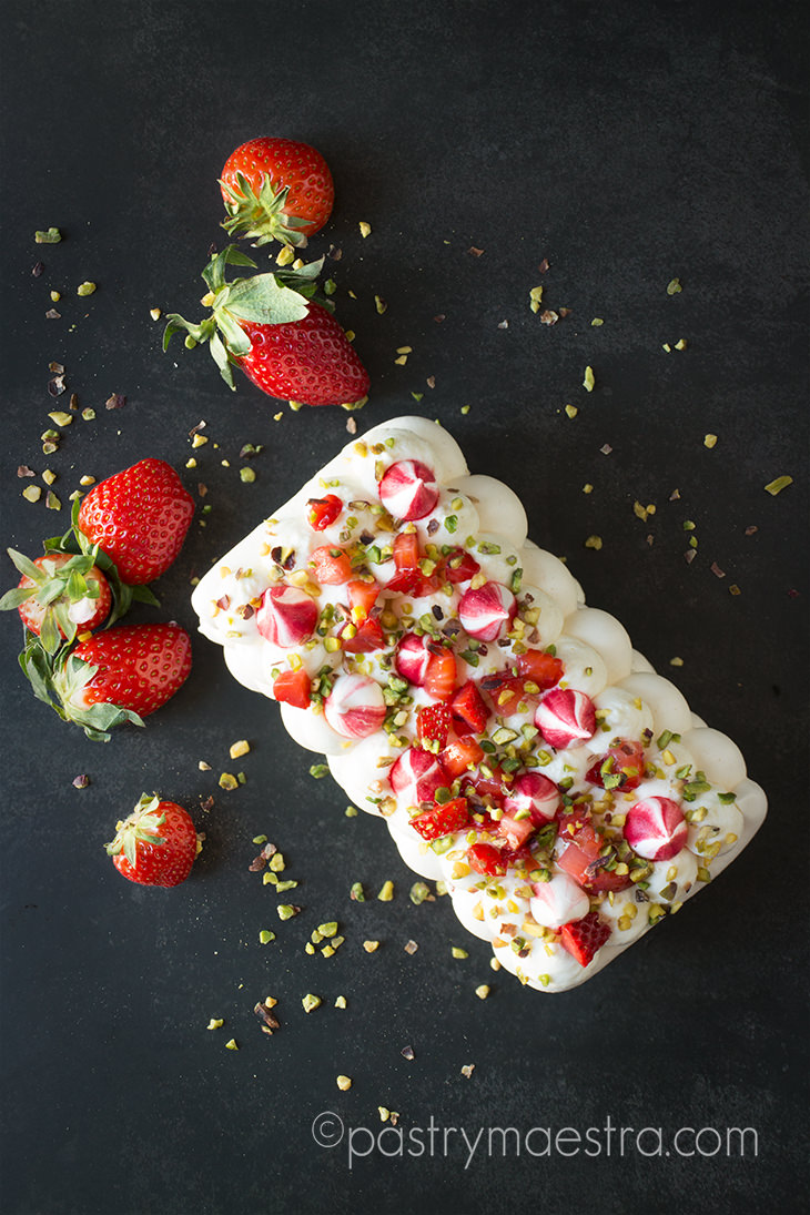 Strawberry and Meringue Cake, Pastry Maestra
