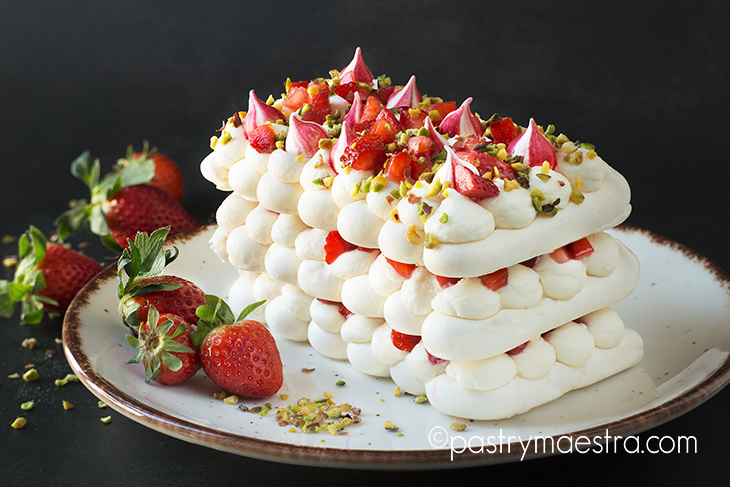 Strawberry and Meringue Cake, Pastry Maestra