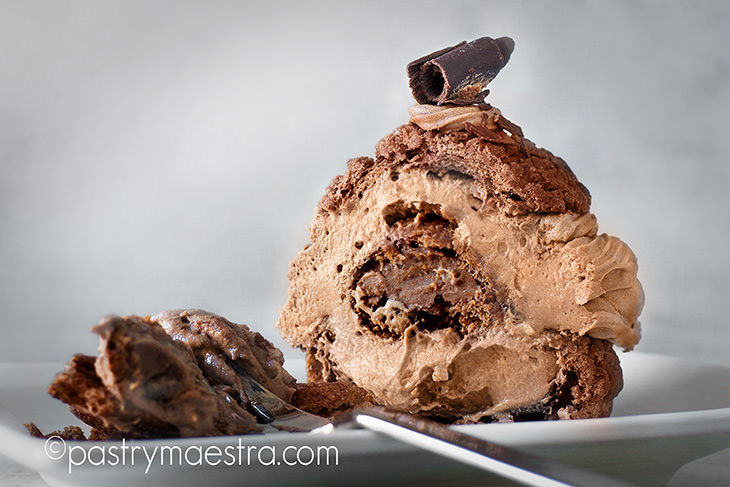 Triple Chocolate Cream Puffs (Choux Craquelin), Pastry Maestra