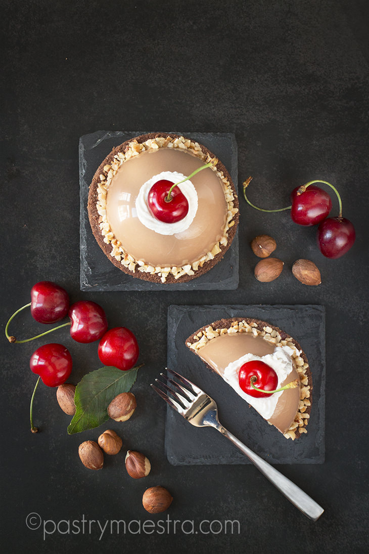 Chocolate and Cherry Half Spheres, Pastry Maestra