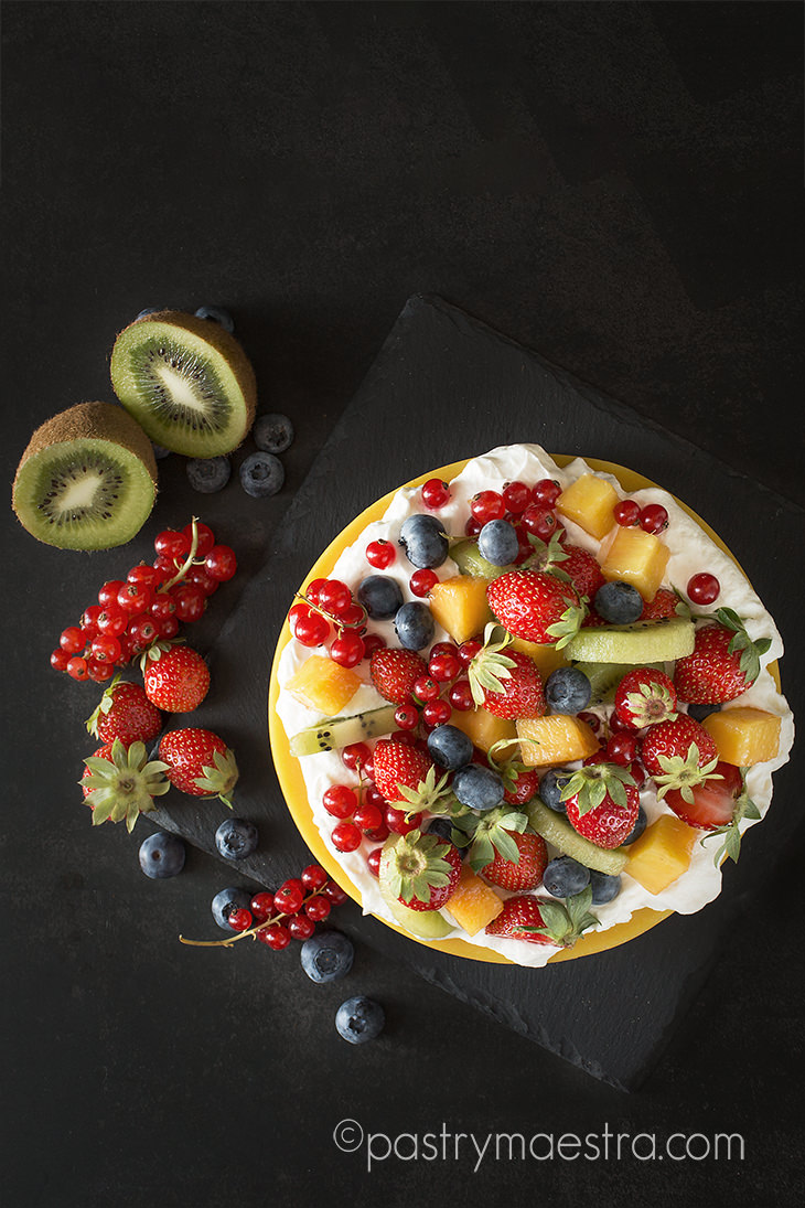 Vegan Blueberry and Passion Fruit Cake, Pastry Maestra