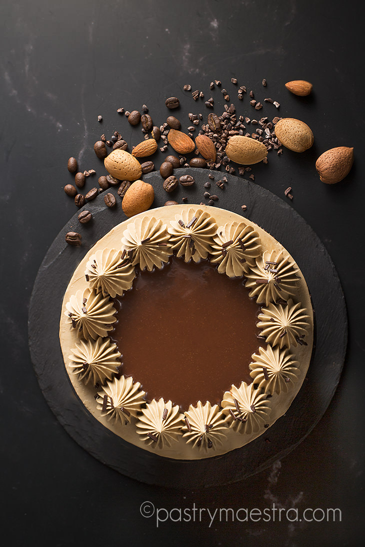 Almond and Chocolate Mocha Cake, Pastry Maestra