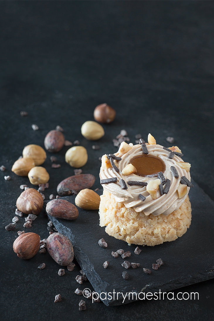 Chocolate and Hazelnut Choux Craquelin
