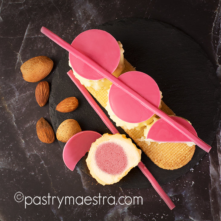 Strawberry and Coconut Spheres, Pastry Maestra