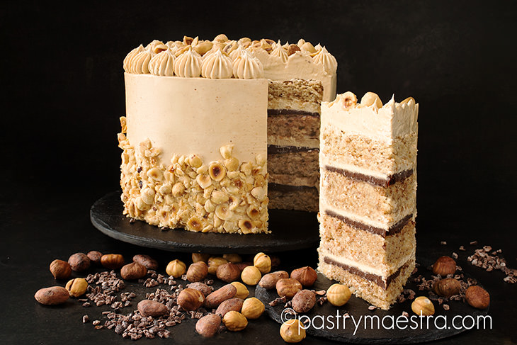 Chocolate and Hazelnut Cake, Pastry Maestra