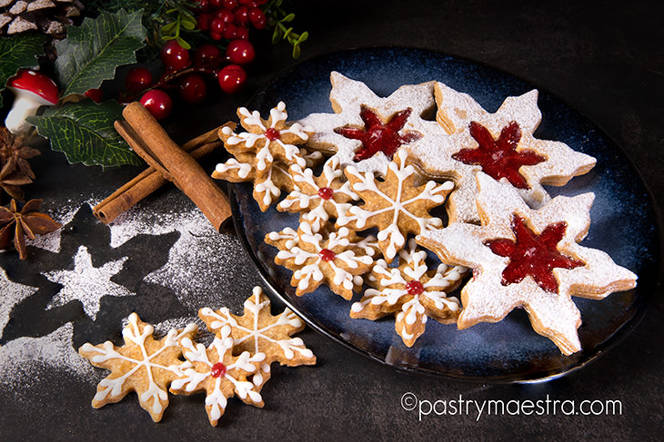 Christmas Snowflake Cookies, Pastry Maestra