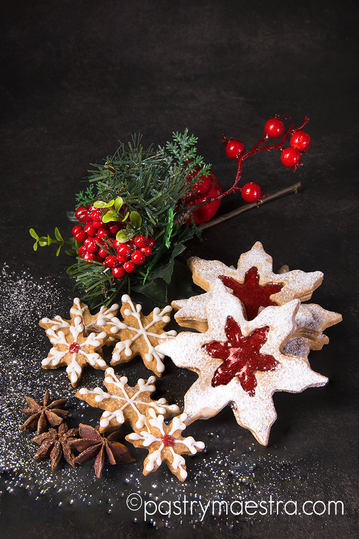Christmas Snowflake Cookies, Pastry Maestra
