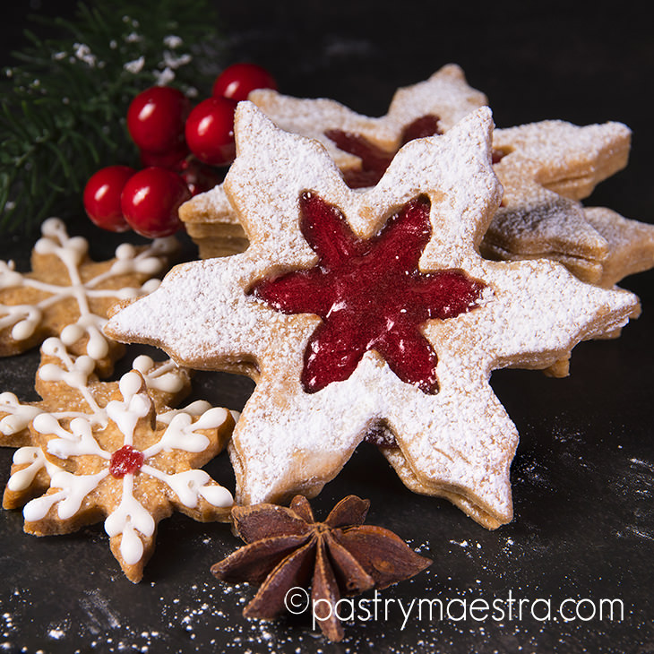 Christmas Snowflake Cookies, Pastry Maestra