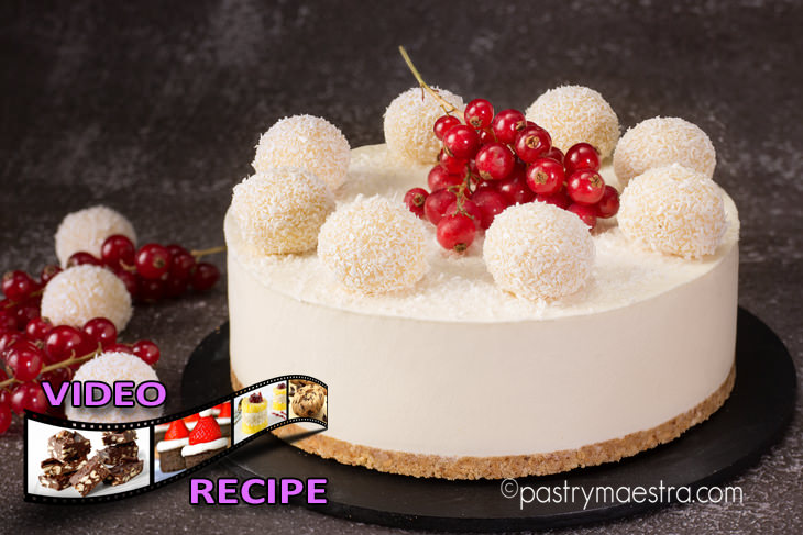 No-Bake Coconut Cheesecake, Pastry Maestra
