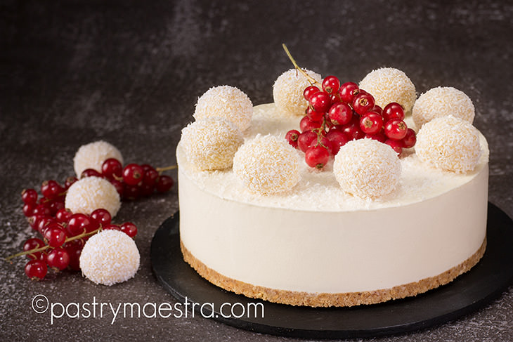 No-Bake Coconut Cheesecake, Pastry Maestra