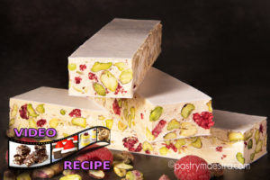 Pistachio and Raspberry Nougat, Pastry Maestra