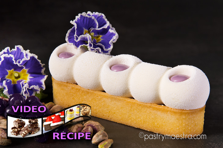 Black Currant and White Chocolate Tarts, Pastry Maestra