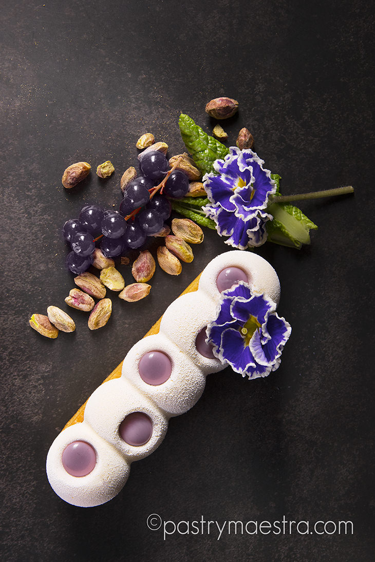 Black Currant and White Chocolate Tarts, Pastry Maestra