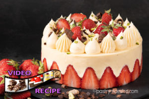 Fraisier Strawberry Cake, Pastry Maestra