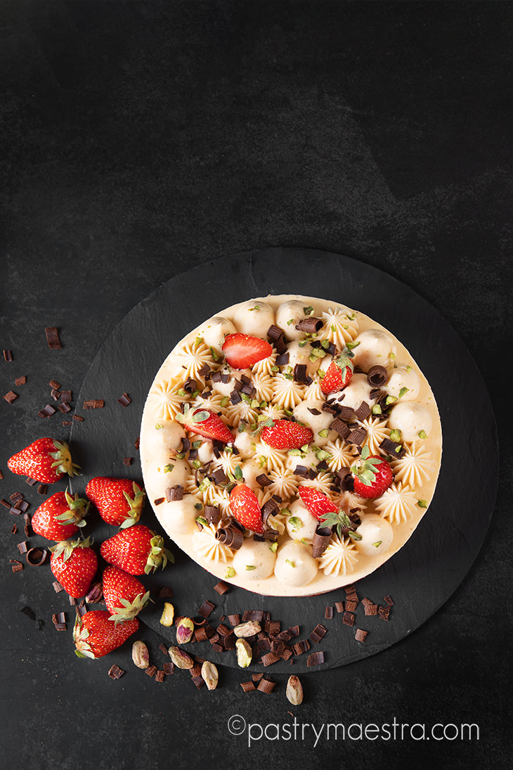 Fraisier Strawberry Cake, Pastry Maestra