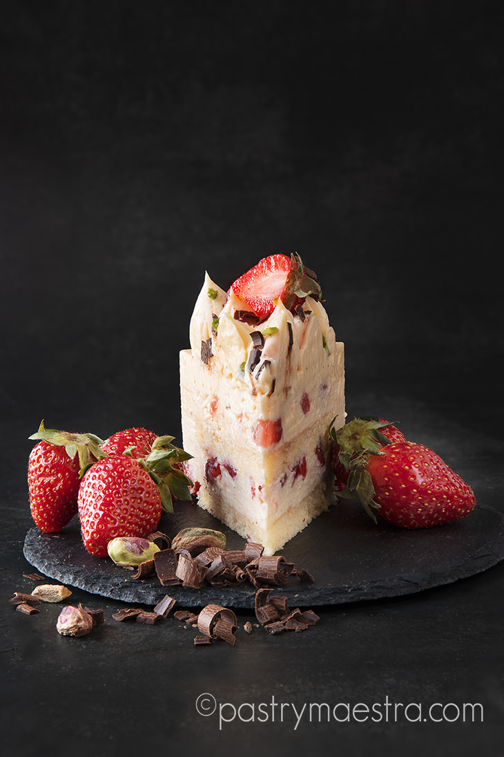 Fraisier Strawberry Cake, Pastry Maestra