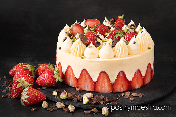 Fraisier Strawberry Cake, Pastry Maestra